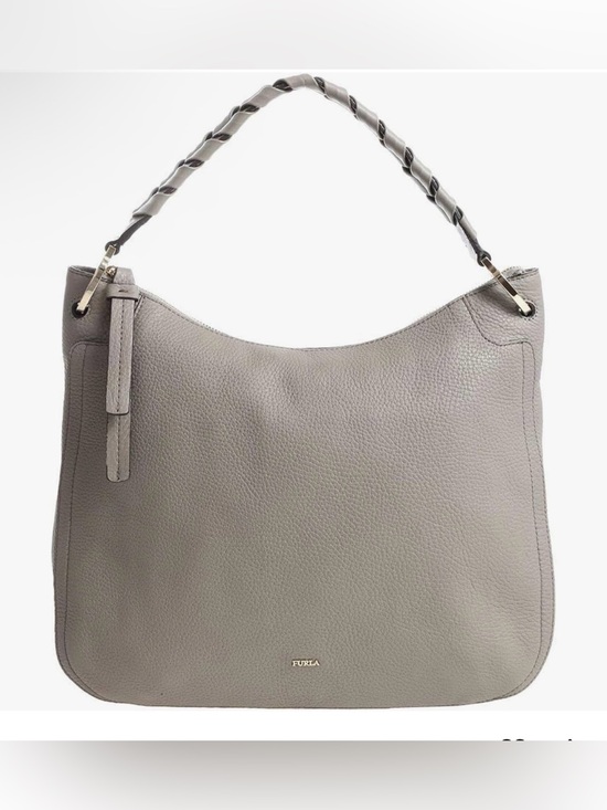 Furla Handbags - Furla Gray Leather Hobo Bag
